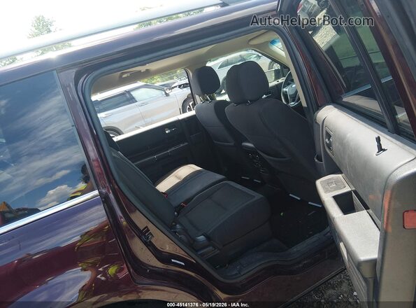 2FMHK6C86KBA04844 2019 FORD FLEX Burgundy VIN կոդի պիտակի տեսք