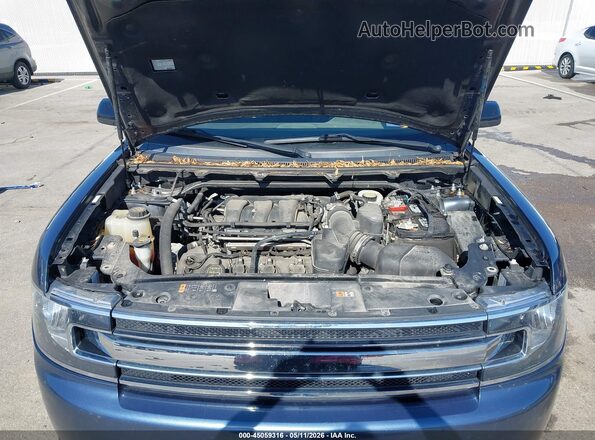 2FMHK6C88JBA04360 2018 FORD FLEX Blue Vista trasera