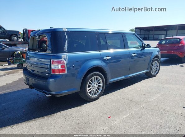 2FMHK6C88JBA04360 2018 FORD FLEX Blue Trasero derecho