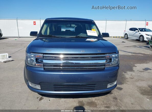 2FMHK6C88JBA04360 2018 FORD FLEX Blue Vista del cuadro de instrumentos