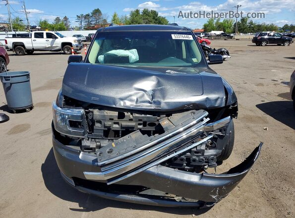2FMHK6C88JBA10367 2018 FORD FLEX Серый Вид спереди