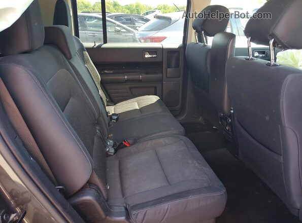2FMHK6C88JBA10367 2018 FORD FLEX Серый Вид задней части салона
