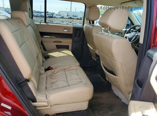 2FMHK6C8XKBA25020 2019 FORD FLEX Темно-бордовый Вид задней части салона