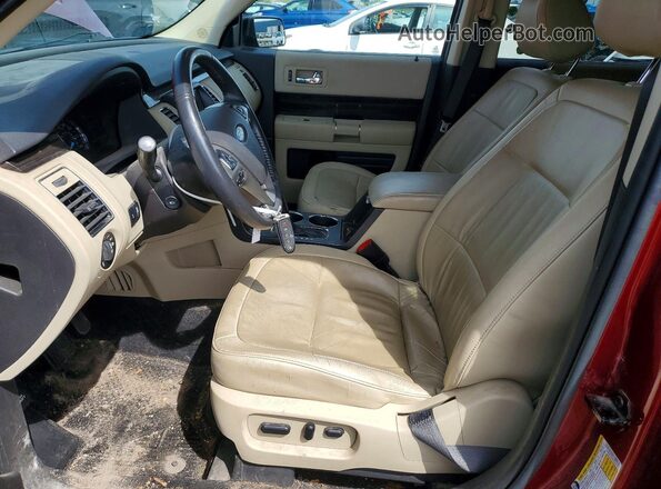 2FMHK6C8XKBA25020 2019 FORD FLEX Темно-бордовый Вид салона спереди