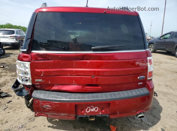 2FMHK6C8XKBA25020 2019 FORD FLEX Темно-бордовый Вид сзади
