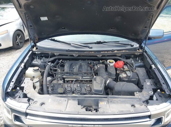 2FMHK6D81KBA36132 2019 FORD FLEX Blue 