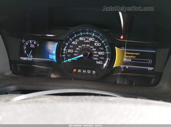2FMHK6D85KBA23674 2019 FORD FLEX Black Вид задніх сидінь