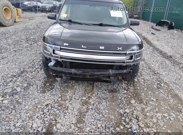 2FMHK6D85KBA23674 2019 FORD FLEX Black Вид спереду