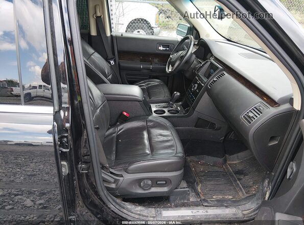 2FMHK6D85KBA23674 2019 FORD FLEX Black Вид салону спереду