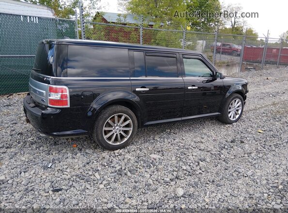 2FMHK6D85KBA23674 2019 FORD FLEX Black Задня права чверть