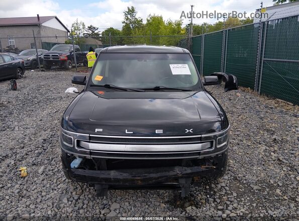 2FMHK6D85KBA23674 2019 FORD FLEX Black Вид задньої частини салону