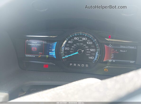 2FMHK6DT1KBA23871 2019 FORD FLEX Gray Вид задніх сидінь