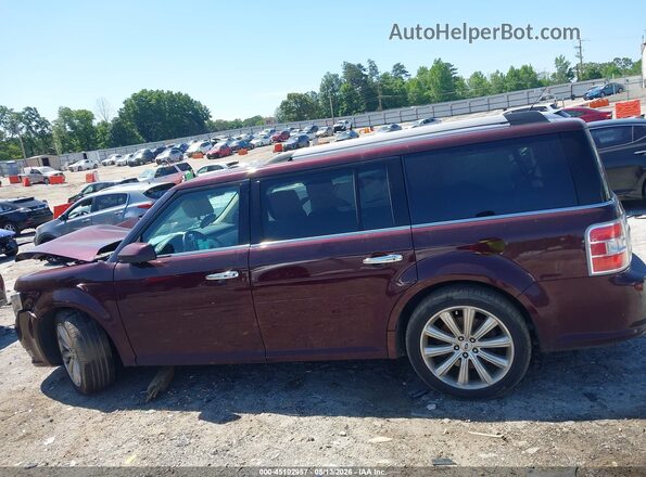 2FMHK6DT3JBA02325 2018 FORD FLEX Burgundy Vista interior de 360 grados