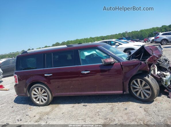 2FMHK6DT3JBA02325 2018 FORD FLEX Burgundy Vista interior trasera