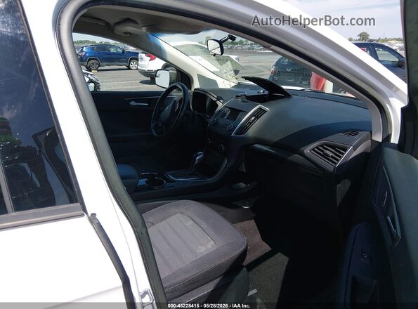 2FMPK3G90JBB07527 2018 FORD EDGE White წინა სალონის ხედი