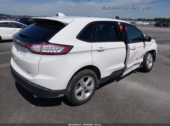 2FMPK3G90JBB07527 2018 FORD EDGE White უკანა მარჯვენა