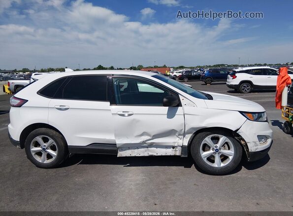 2FMPK3G90JBB07527 2018 FORD EDGE White უკანა სალონის ხედი