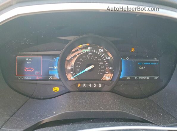 2FMPK3G91MBA50257 2021 FORD EDGE Gray ხელსაწყოთა პანელის ხედი