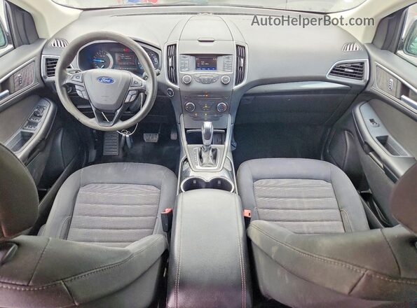 2FMPK3G92HBB88508 2017 FORD EDGE White Вид панелі приладів