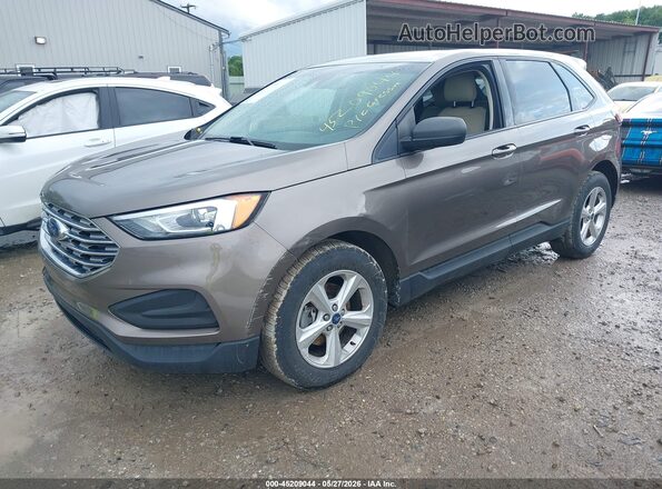 2FMPK3G92KBC22289 2019 FORD EDGE Brown Vista tres cuartos delantera izquierda