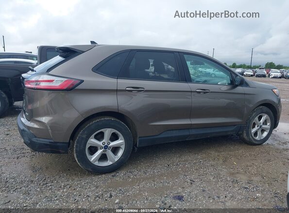2FMPK3G92KBC22289 2019 FORD EDGE Brown Vista interior trasera