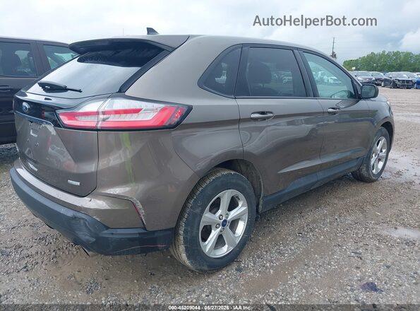 2FMPK3G92KBC22289 2019 FORD EDGE Brown Trasero derecho