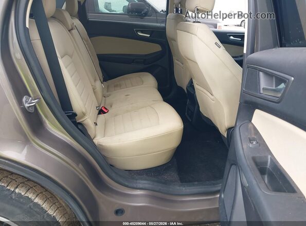 2FMPK3G92KBC22289 2019 FORD EDGE Brown Vista de la etiqueta del VIN