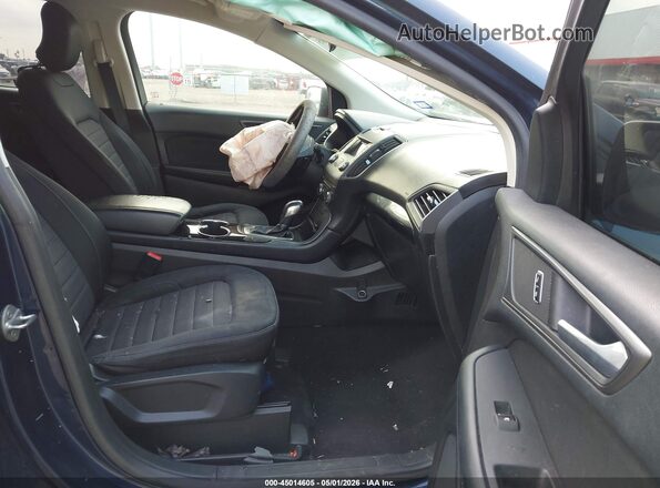 2FMPK3G93HBB79428 2017 FORD EDGE Blue Front interior view