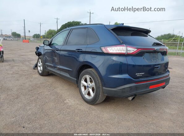 2FMPK3G93HBB79428 2017 FORD EDGE Blue Rear left