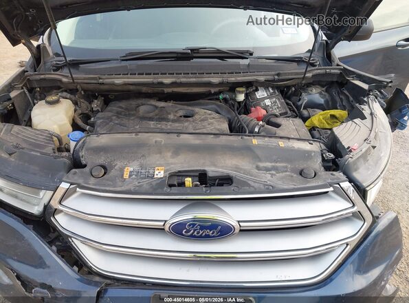 2FMPK3G93HBB79428 2017 FORD EDGE Blue Rear view