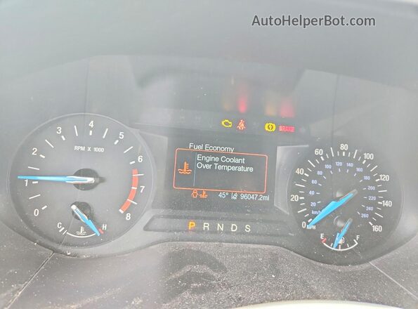 2FMPK3G93KBC50697 2019 FORD EDGE Белый Вид щитка приборов