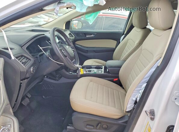 2FMPK3G93LBB01501 2020 FORD EDGE Белый Вид салона спереди