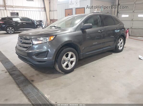 2FMPK3G94HBB71614 2017 FORD EDGE Gray წინა მარცხენა ხედი სამი მეოთხედიდან