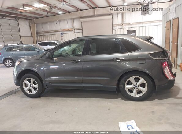 2FMPK3G94HBB71614 2017 FORD EDGE Gray უკანა სალონის ხედი