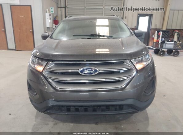 2FMPK3G94HBB71614 2017 FORD EDGE Gray წინა პანელის ხედი