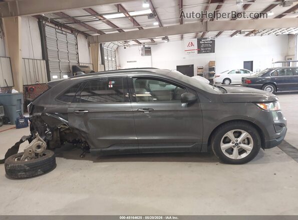 2FMPK3G94HBB71614 2017 FORD EDGE Gray ხელსაწყოთა პანელის ხედი