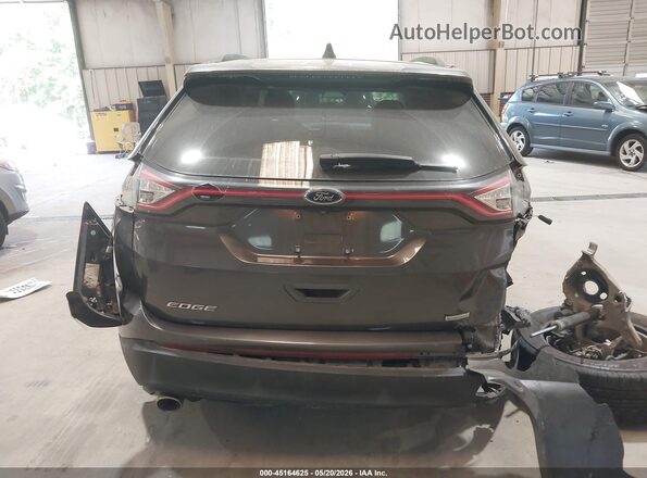 2FMPK3G94HBB71614 2017 FORD EDGE Gray წინა ხედი