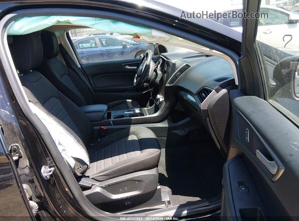 2FMPK3G94MBA16782 2021 FORD EDGE Черный Вид салона спереди