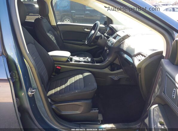 2FMPK3G95KBB92432 2019 FORD EDGE Blue Front interior view