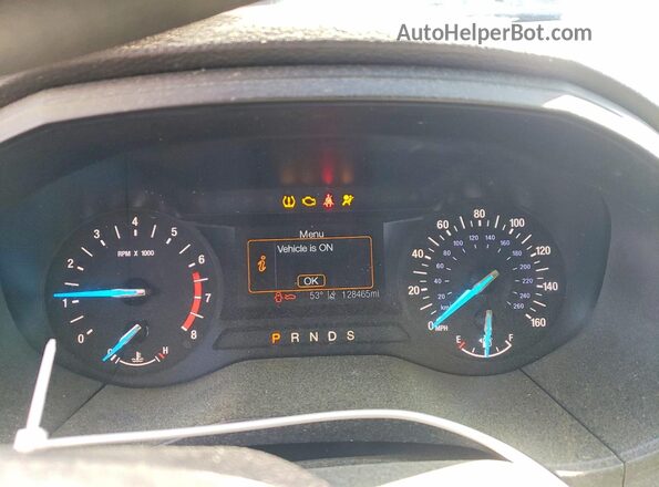 2FMPK3G95LBA16854 2020 FORD EDGE Black Instrument cluster view