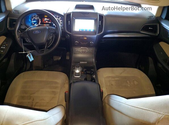 2FMPK3G98LBB12266 2020 FORD EDGE Black წინა პანელის ხედი