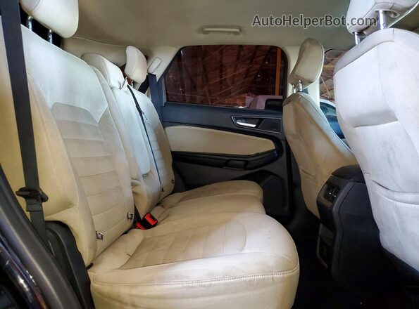 2FMPK3G98LBB12266 2020 FORD EDGE Black უკანა სავარძლების ხედი
