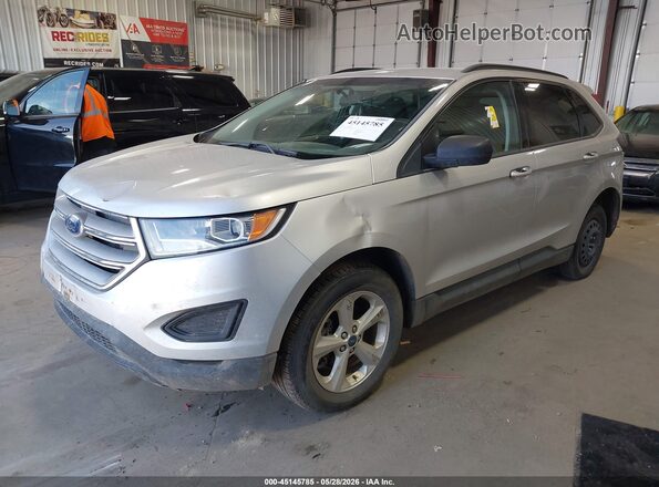 2FMPK3G99HBB56283 2017 FORD EDGE Silver Vista tres cuartos delantera izquierda