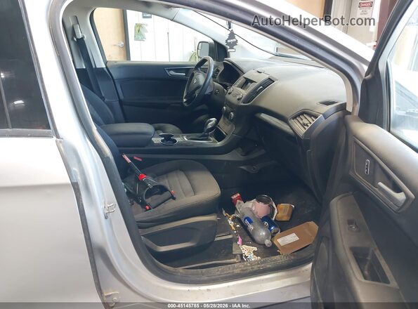 2FMPK3G99HBB56283 2017 FORD EDGE Silver Vista interior delantera