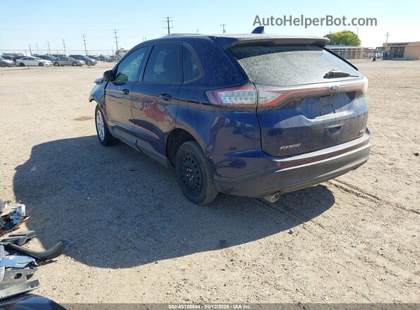 2FMPK3G9XGBC51949 2016 FORD EDGE Dark Blue Rear left