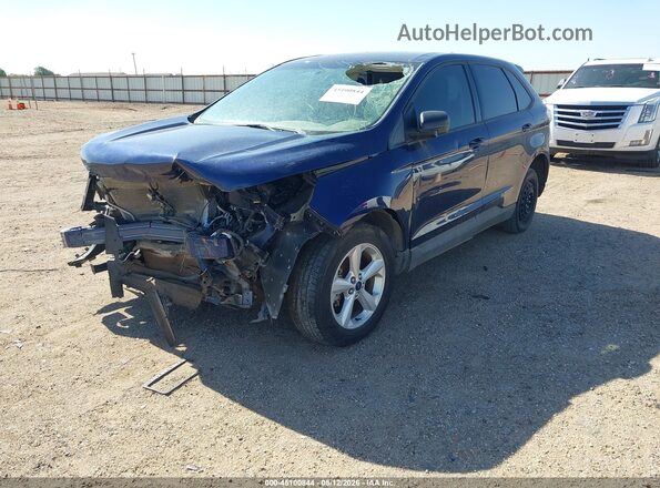 2FMPK3G9XGBC51949 2016 FORD EDGE Dark Blue Front left