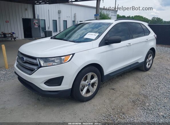 2FMPK3G9XJBC18361 2018 FORD EDGE Белый Передняя левая четверть