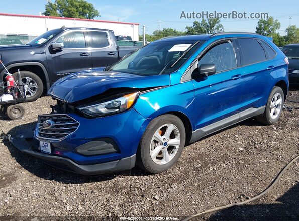 2FMPK3G9XLBA66634 2020 FORD EDGE Blue Առջևի ձախ երեք քառորդ տեսարան