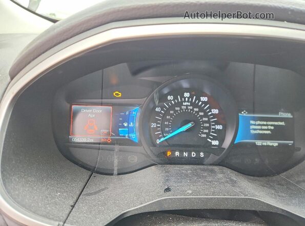 2FMPK3G9XMBA17970 2021 FORD EDGE Blue Սարքավորումների վահանակի տեսք
