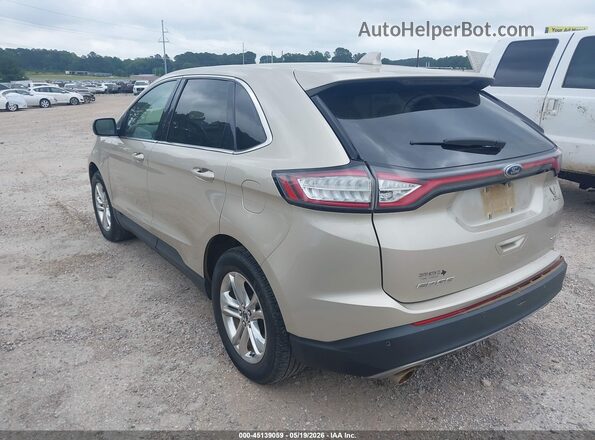 2FMPK3J80HBB10499 2017 FORD EDGE Tan Rear left
